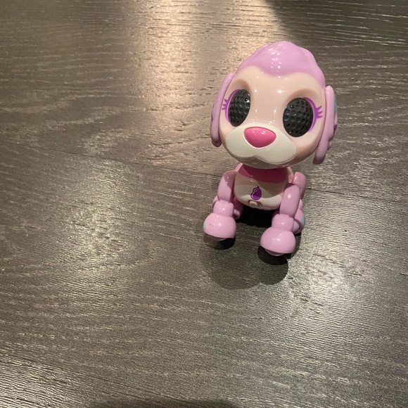 Zoomer Zips Tiny Pups JellyBean Poodle Interactive puppy toy - Picture 5 of 5